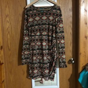 Tunic/dress can wear with leggings or not